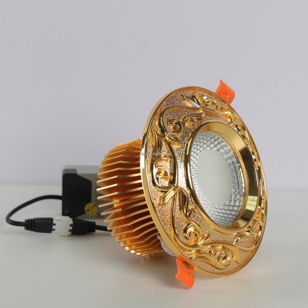 Đèn âm trần đồng hoa dây AD-04
