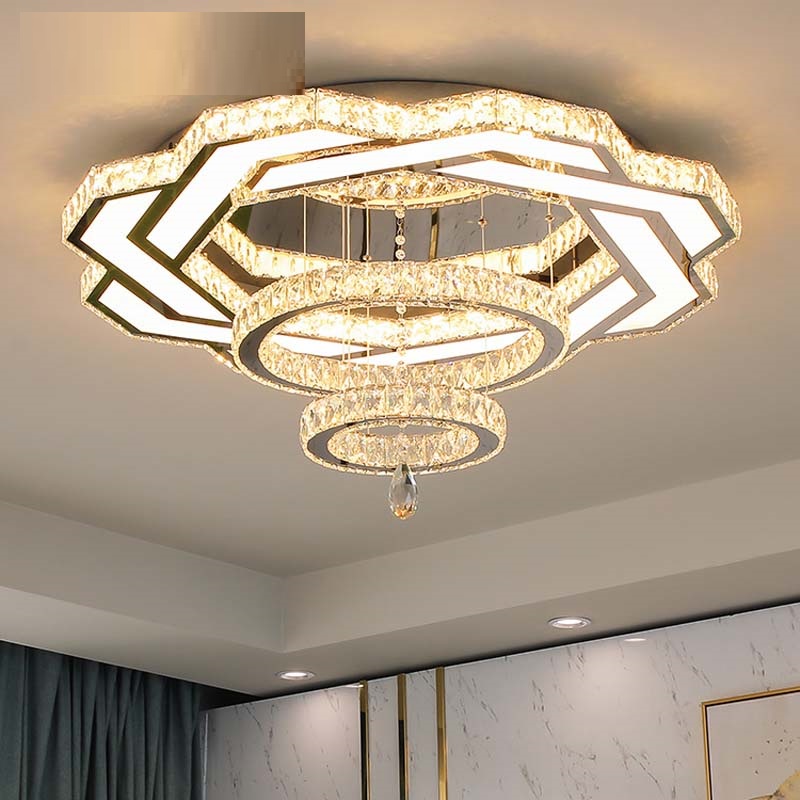 Cách lắp đặt đèn chùm pha lê chuẩn nhất 3 den chum op pha le opl018 800 p1335